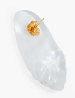 ZIMMERMANN Luminosity<Crystal Carved Pebble Earrings