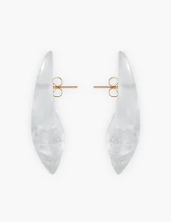 ZIMMERMANN Luminosity<Crystal Carved Pebble Earrings