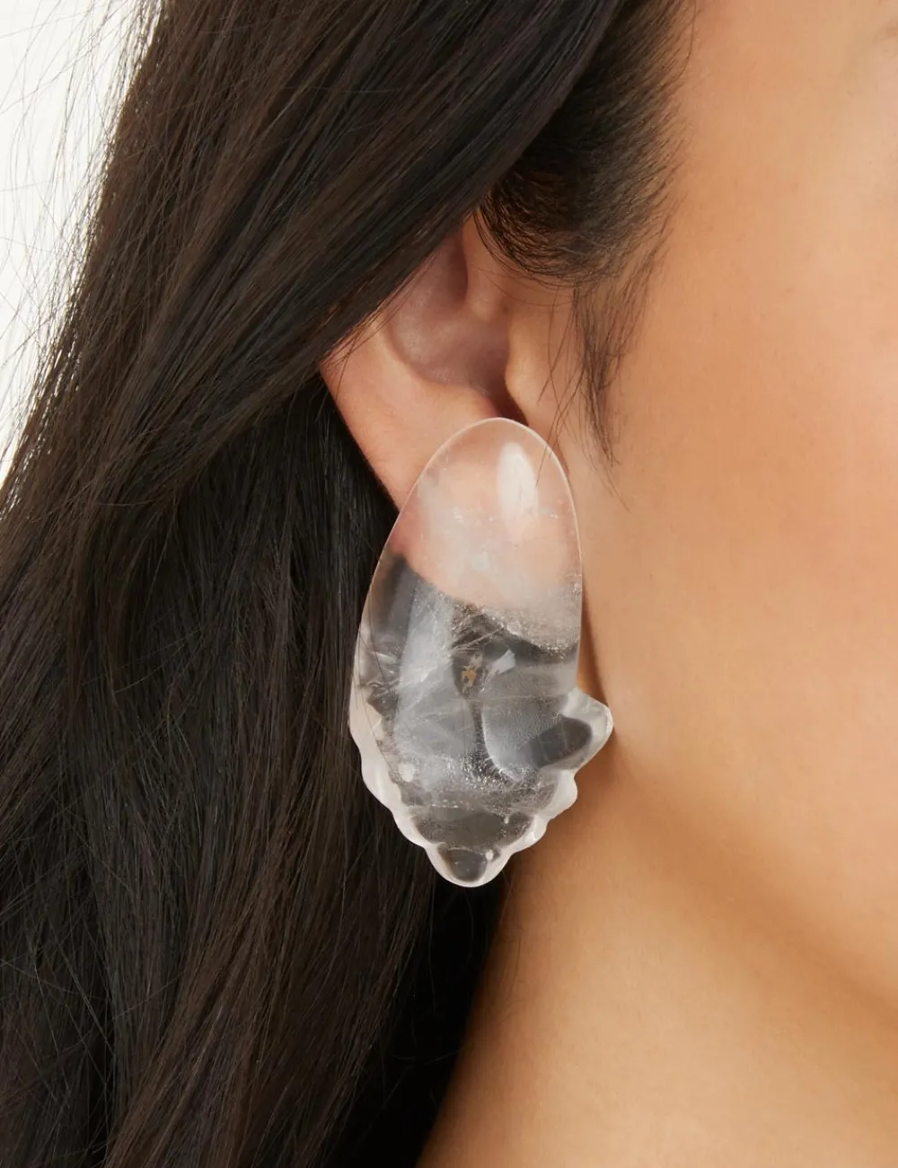ZIMMERMANN Jewellery<Crystal Carved Pebble Earrings