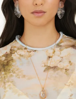 ZIMMERMANN Jewellery<Crystal Carved Pebble Earrings