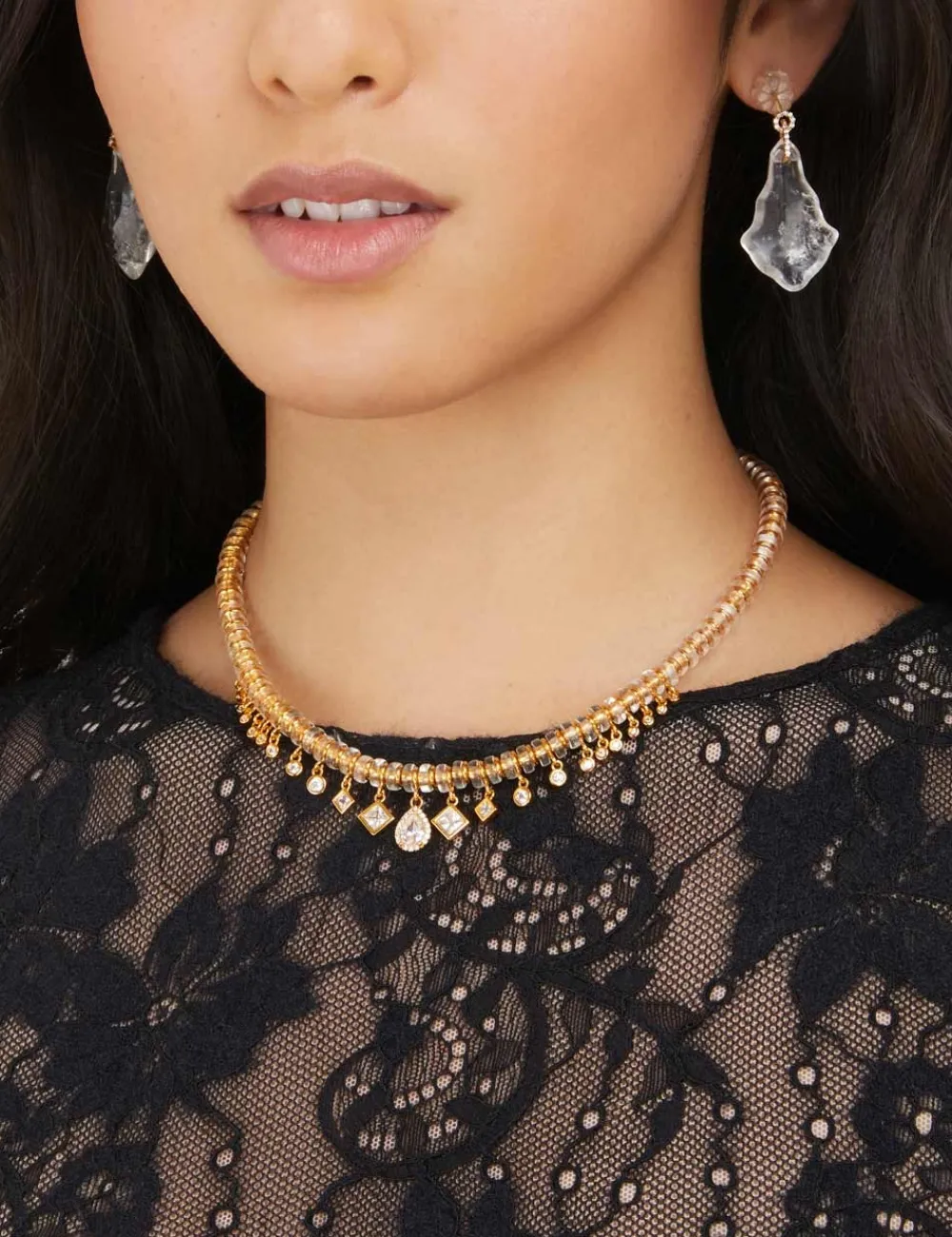 ZIMMERMANN Earrings<Crystal Chandelier Earrings