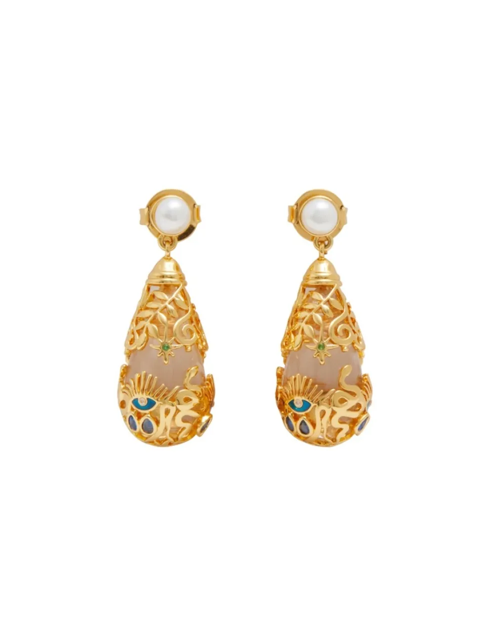 ZIMMERMANN Accessories<Crystal Tarot Drop Earrings