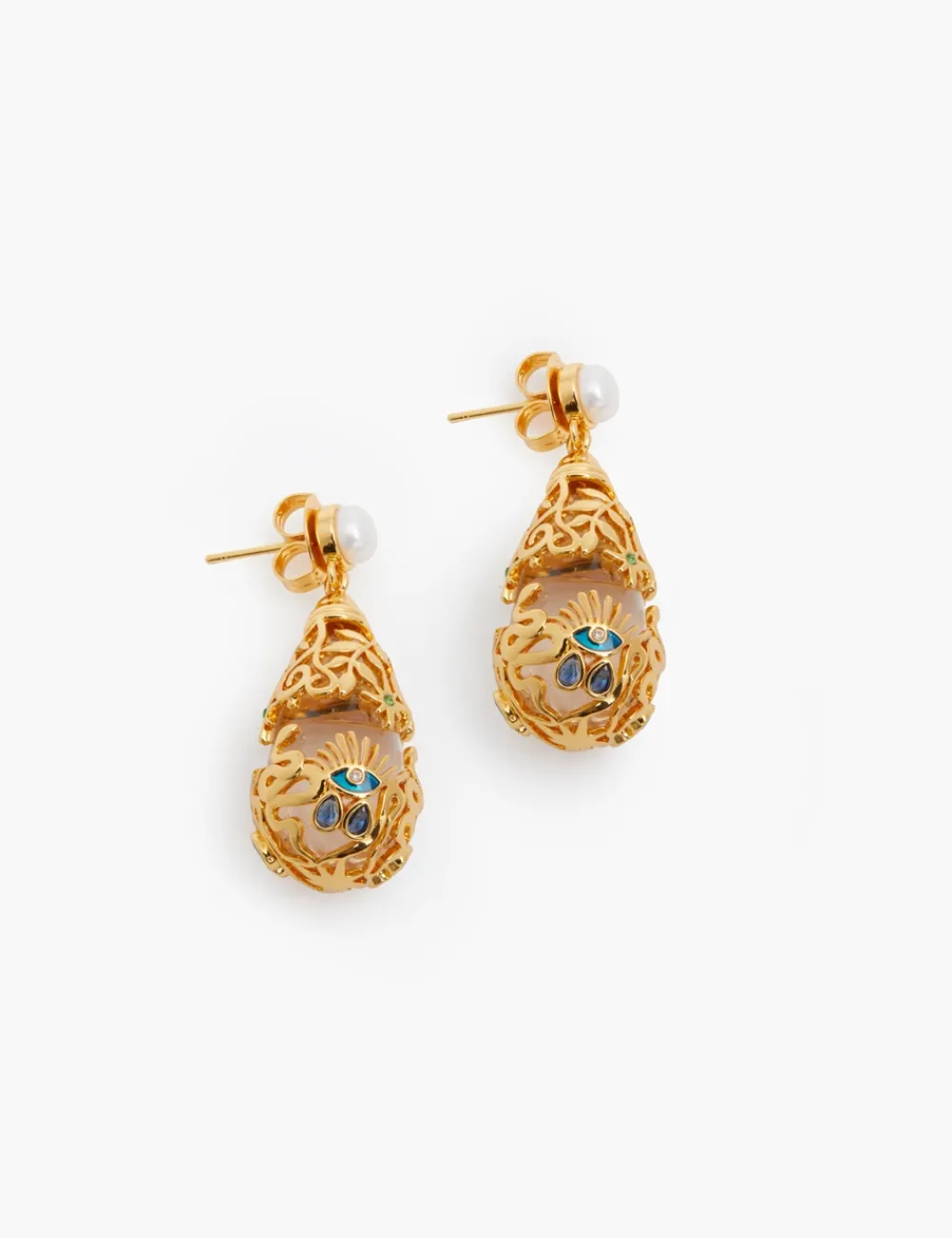 ZIMMERMANN Accessories<Crystal Tarot Drop Earrings