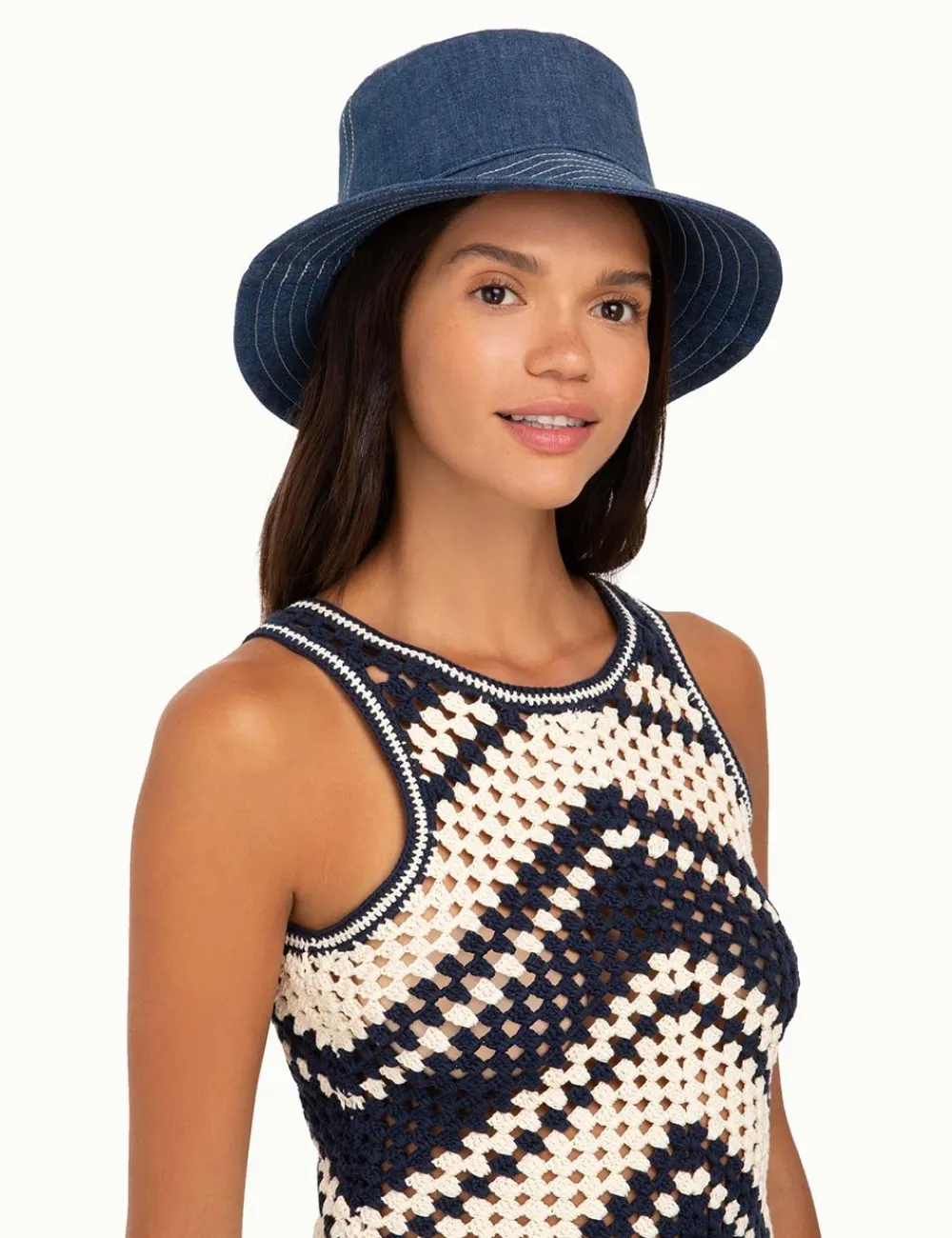 ZIMMERMANN Hats<Denim Bucket Hat