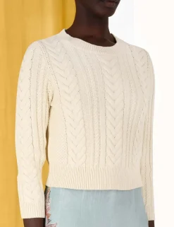 ZIMMERMANN Clothing<Devi Cable Knit Top