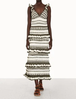 ZIMMERMANN Knitwear<Devi Crochet Frill Dress
