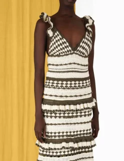 ZIMMERMANN Knitwear<Devi Crochet Frill Dress
