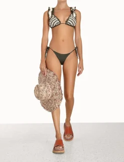 ZIMMERMANN Bikinis<Devi Crochet Triangle Bikini