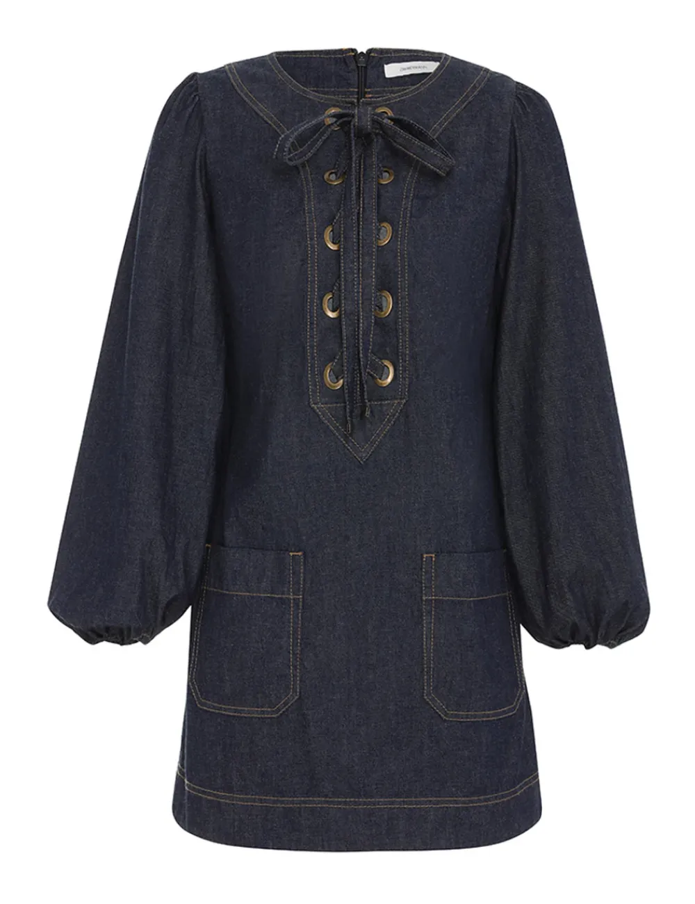 ZIMMERMANN Clothing<Devi Lace Up Tunic Dress