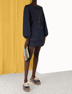 ZIMMERMANN Clothing<Devi Lace Up Tunic Dress