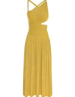 ZIMMERMANN Dresses & Coverups<Devi Lurex Midi Dress
