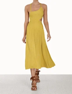 ZIMMERMANN Knitwear<Devi Lurex Midi Dress