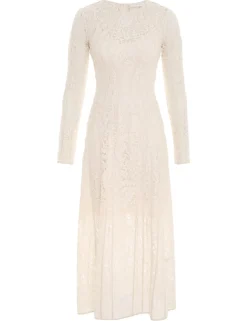 ZIMMERMANN Dresses & Coverups<Devi Panelled Lace Midi Dress