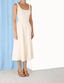 ZIMMERMANN Dresses & Coverups<Devi Panelled Midi Dress