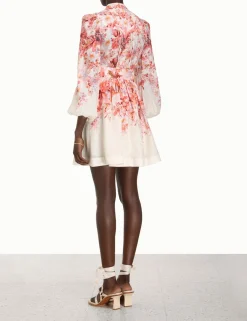 ZIMMERMANN Clothing<Devi Plunge Mini Dress