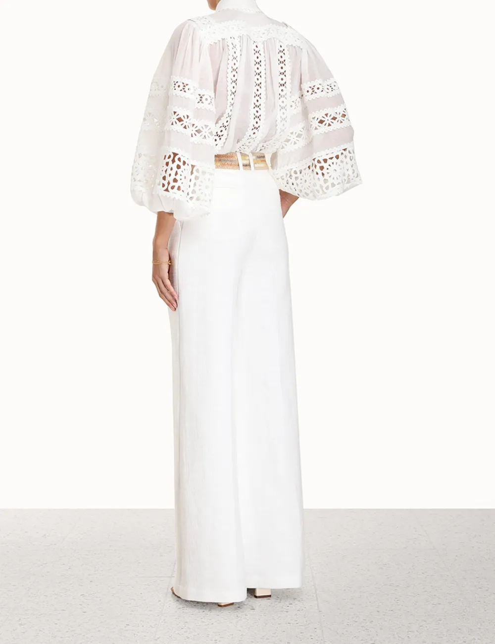 ZIMMERMANN Clothing<Devi Spliced Billow Blouse