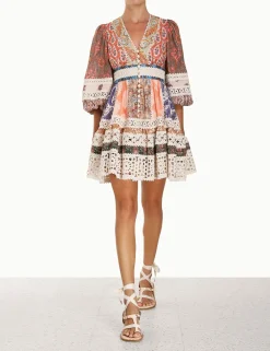 ZIMMERMANN Dresses & Coverups<Devi Spliced Billow Mini Dress