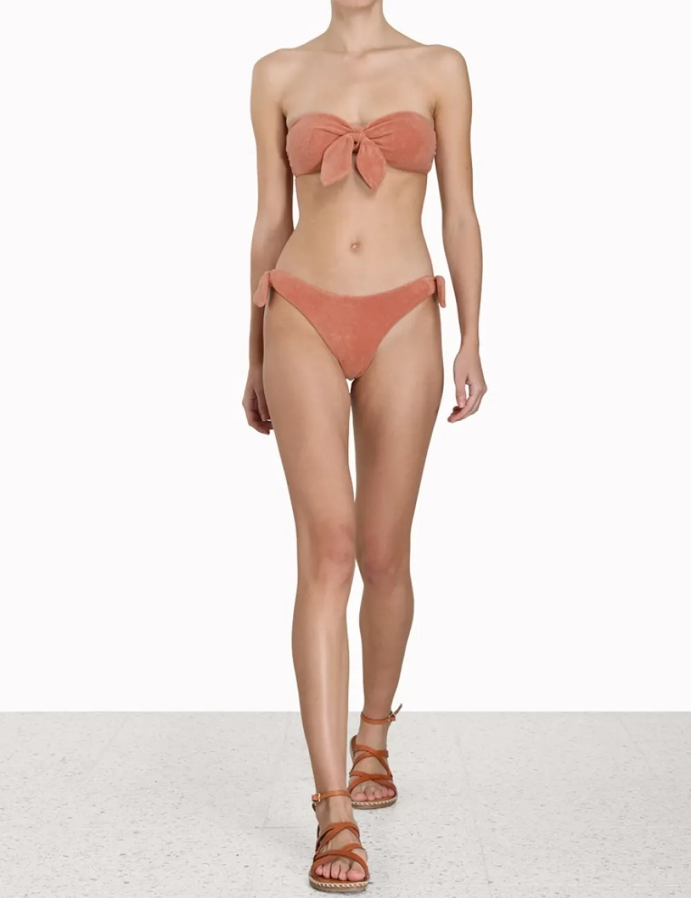 ZIMMERMANN Bikinis<Devi Terry Tie Bikini