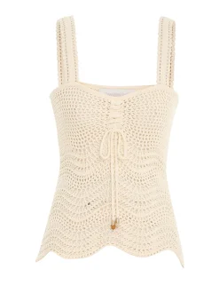 ZIMMERMANN In Denim<Devi Textured Knit Tank