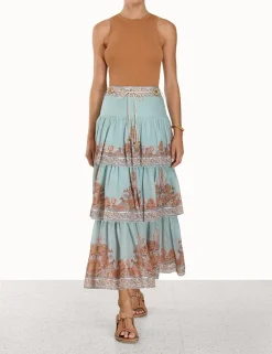 ZIMMERMANN Clothing<Devi Tiered Skirt