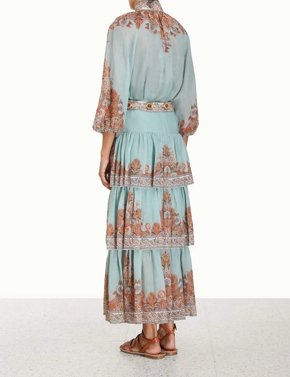 ZIMMERMANN Skirts<Devi Tiered Skirt