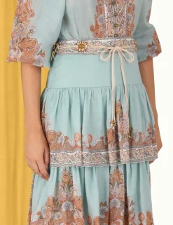 ZIMMERMANN Skirts<Devi Tiered Skirt