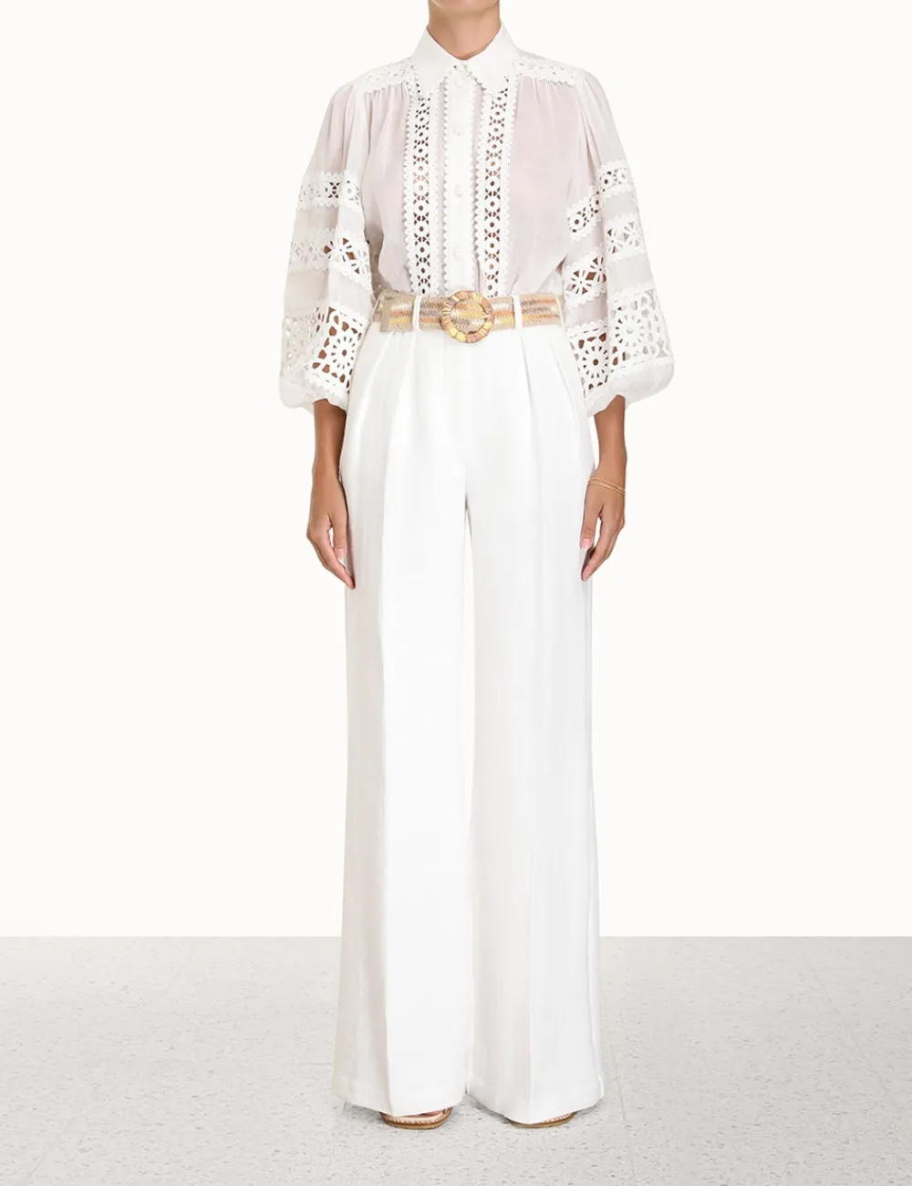 ZIMMERMANN In Denim<Devi Tuck Pant