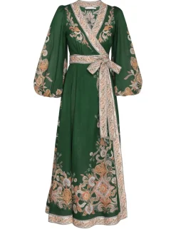 ZIMMERMANN Dresses & Coverups<Devi Wrap Midi Dress