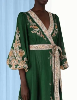 ZIMMERMANN Dresses & Coverups<Devi Wrap Midi Dress