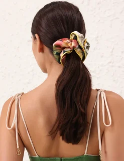 ZIMMERMANN Hair Accessories<Double Faced Silk Scrunchie