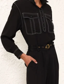 ZIMMERMANN Shorts & Pants<Double Tuck Pant