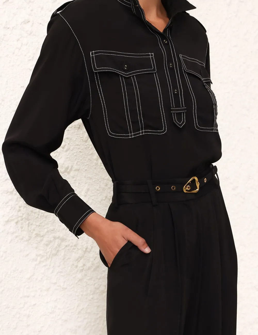 ZIMMERMANN Clothing<Double Tuck Pant