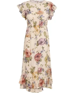 ZIMMERMANN Clothing<Frill Midi Dress
