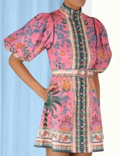 ZIMMERMANN Clothing<Ginger Buttoned Mini Dress
