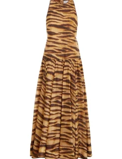 ZIMMERMANN Clothing<Ginger Drop Waist Midi Dress