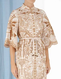 ZIMMERMANN Dresses & Coverups<Ginger Embroidered Shirt Dress