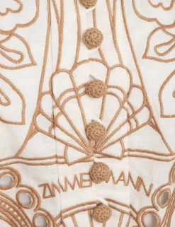ZIMMERMANN Dresses & Coverups<Ginger Embroidered Shirt Dress