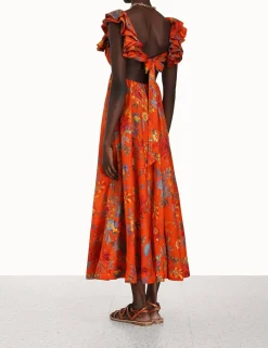 ZIMMERMANN Dresses & Coverups<Ginger Frill Midi Dress