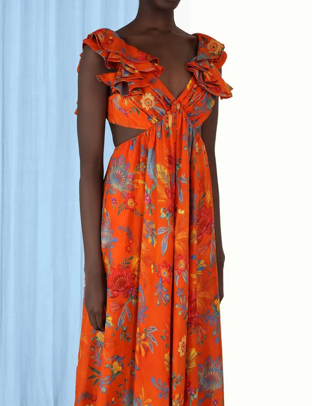 ZIMMERMANN Dresses & Coverups<Ginger Frill Midi Dress