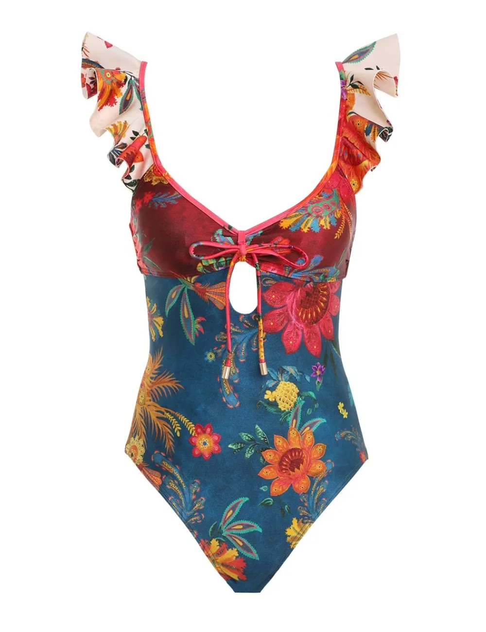 ZIMMERMANN One Pieces<Ginger Frill Shoulder 1Pc