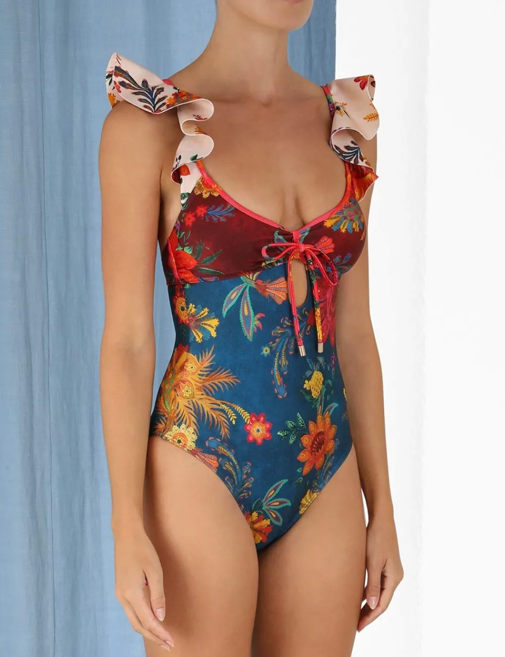 ZIMMERMANN One Pieces<Ginger Frill Shoulder 1Pc