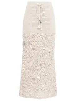 ZIMMERMANN Clothing<Ginger Hand Crochet Midi Skirt