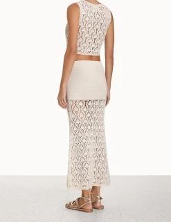 ZIMMERMANN Clothing<Ginger Hand Crochet Midi Skirt