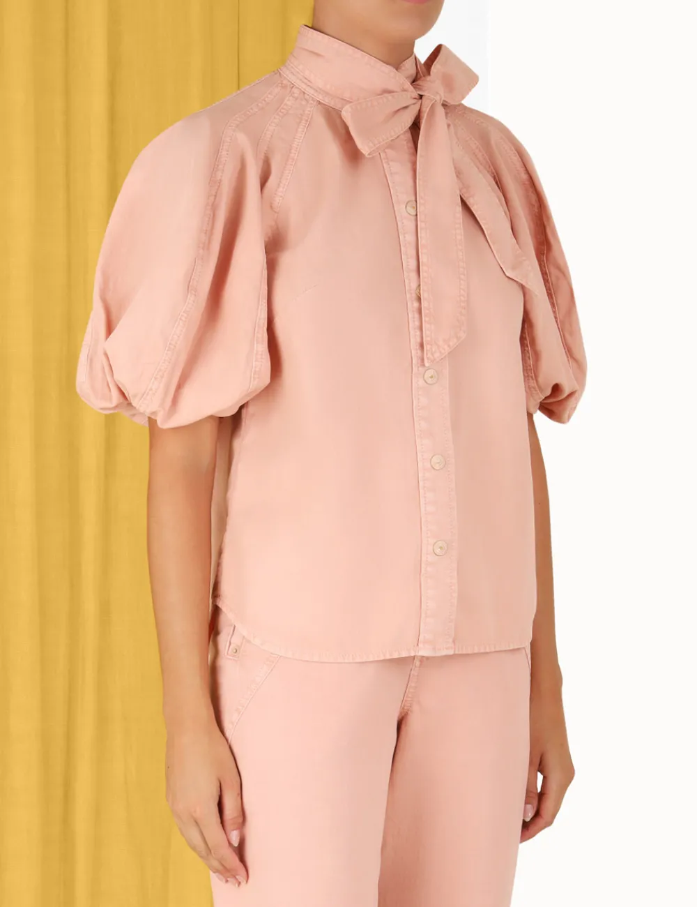 ZIMMERMANN Clothing<Ginger Lantern Sleeve Shirt