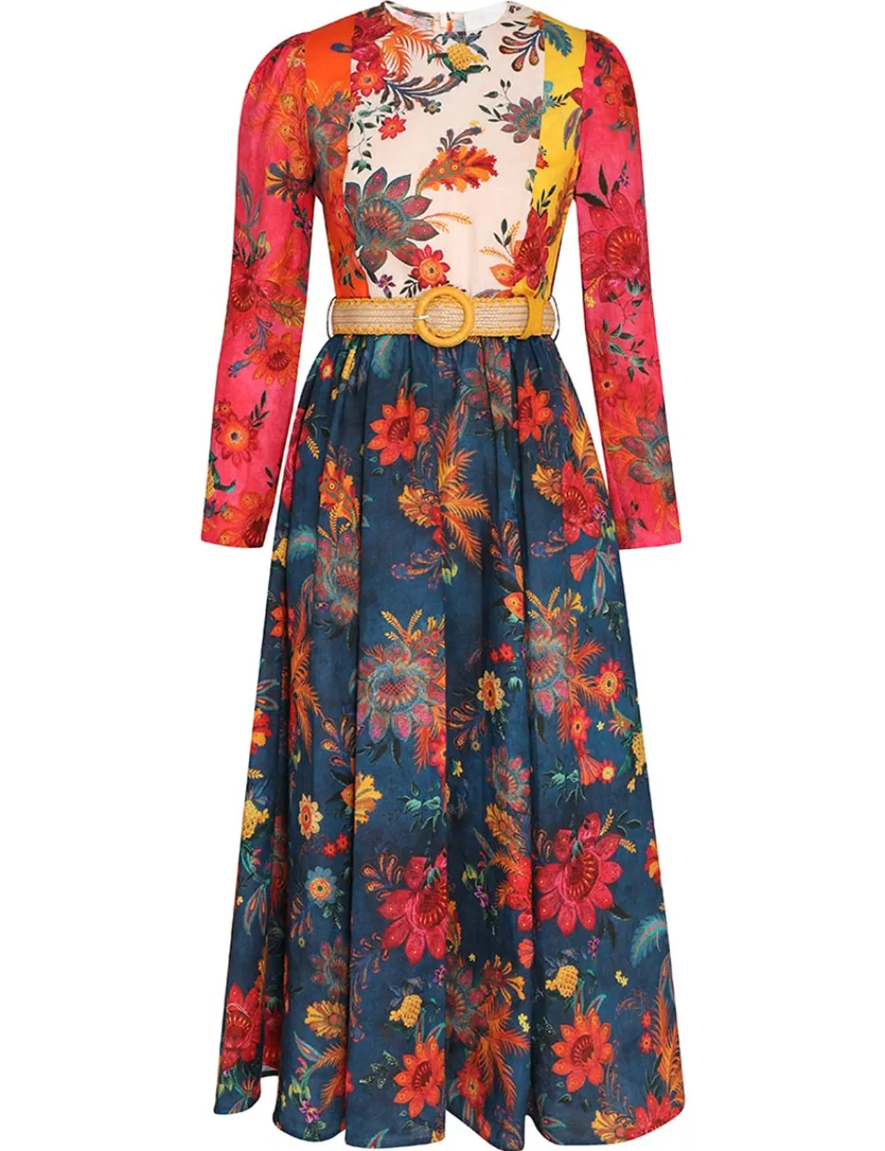 ZIMMERMANN Clothing<Ginger Long Sleeve Midi Dress
