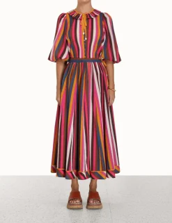 ZIMMERMANN Clothing<Ginger Ruffle Neck Top