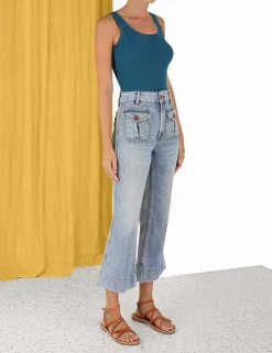 ZIMMERMANN Tops<Ginger Scoop Neck Tank