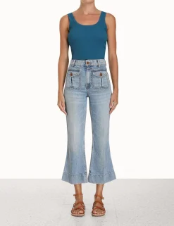 ZIMMERMANN Knitwear<Ginger Scoop Neck Tank
