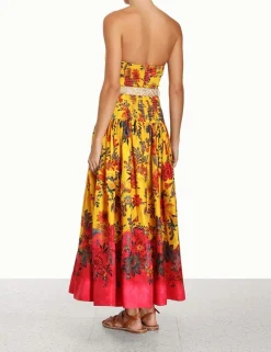 ZIMMERMANN Clothing<Ginger Strapless Midi Dress
