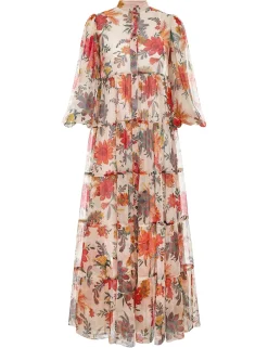 ZIMMERMANN Clothing<Ginger Tiered Midi Dress
